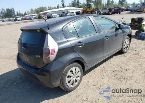 2012 Toyota Prius C One из США, поврежденный, VIN JTDKDTB32C1502500